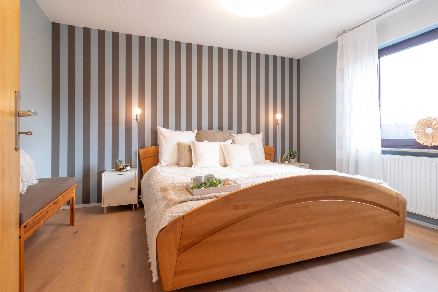 Schlafzimmer ohne Schrankansicht